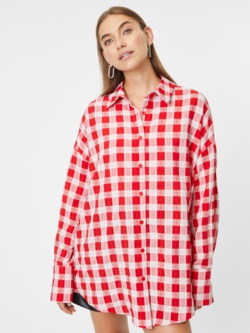 Public Desire Blouse in Rood: voorkant