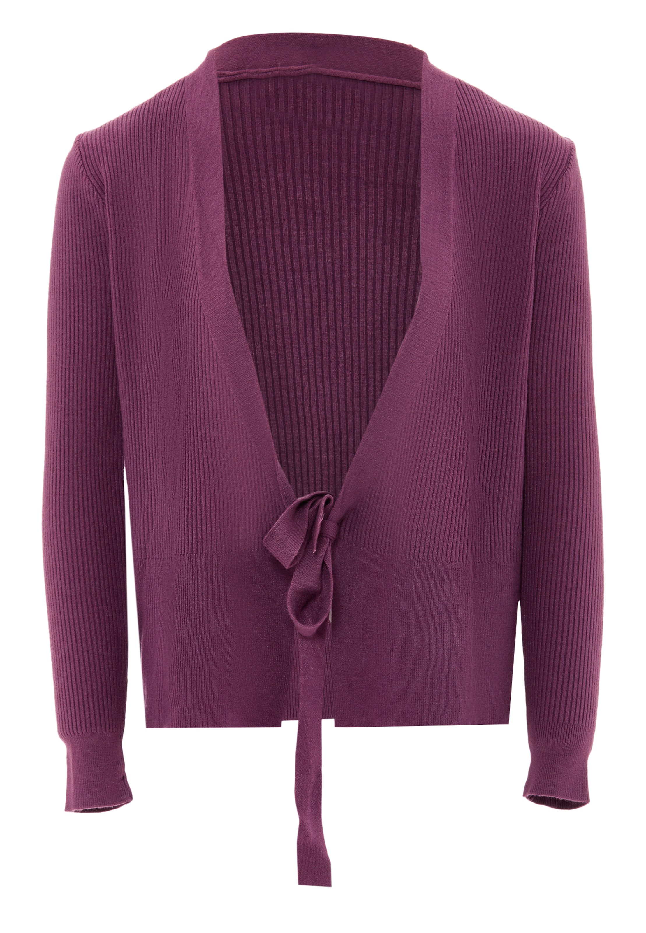 YASANNA - Casaco de malha em roxo: frente