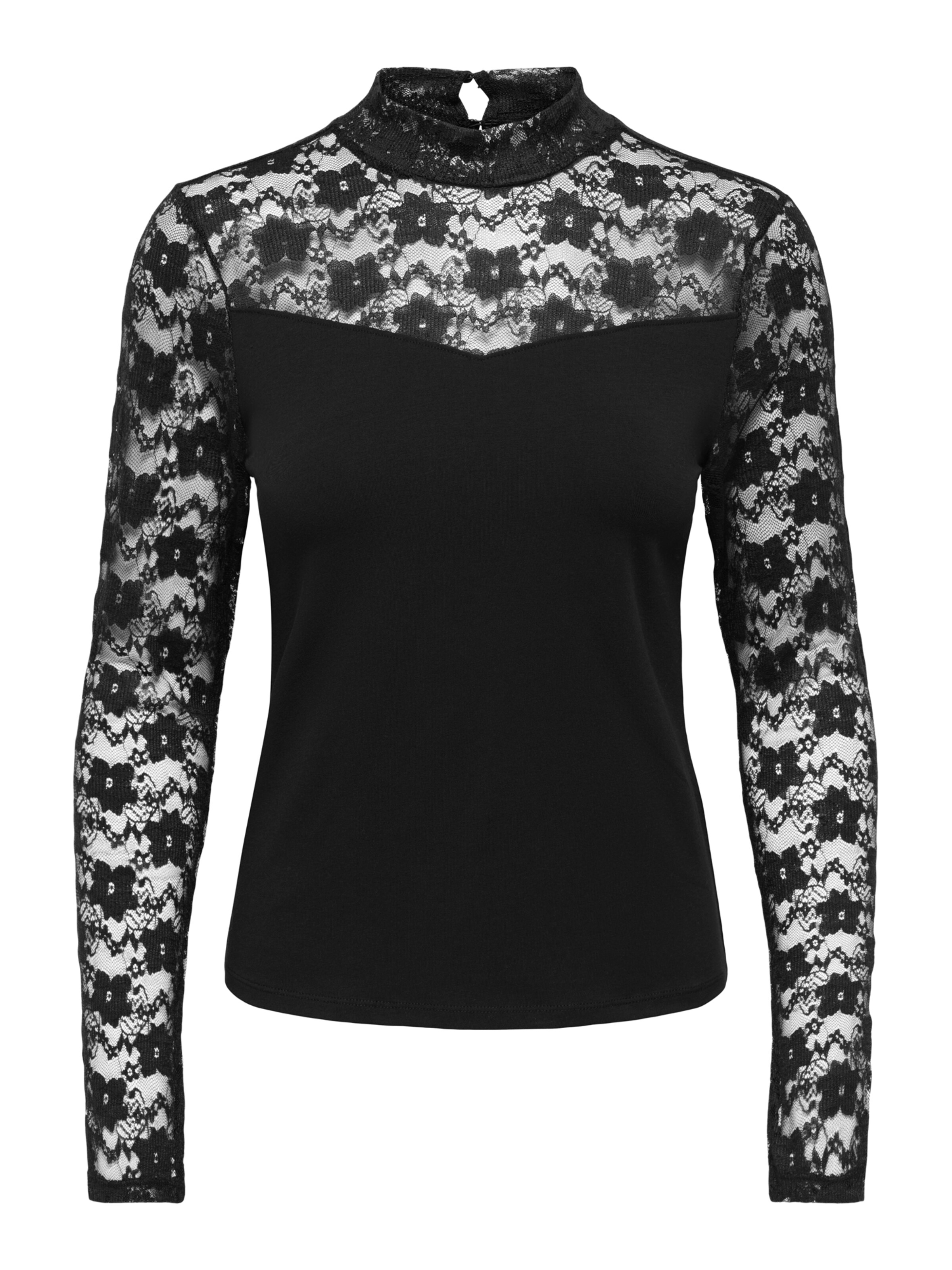 ONLY Shirt 'ONLLIVE LOVE' in Black: front