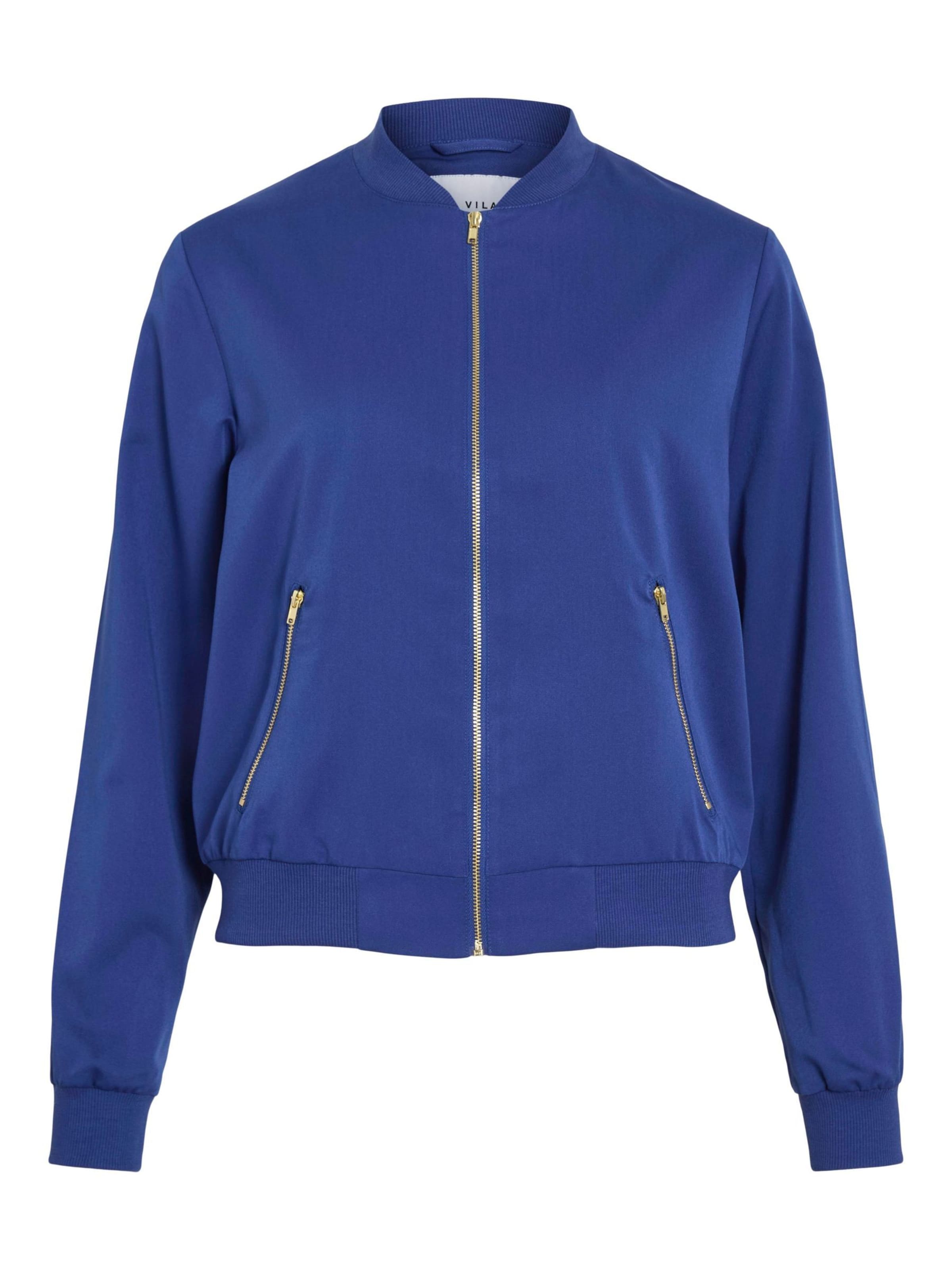 VILA Overgangsjakke 'VIBUBBLE' i blå: forside