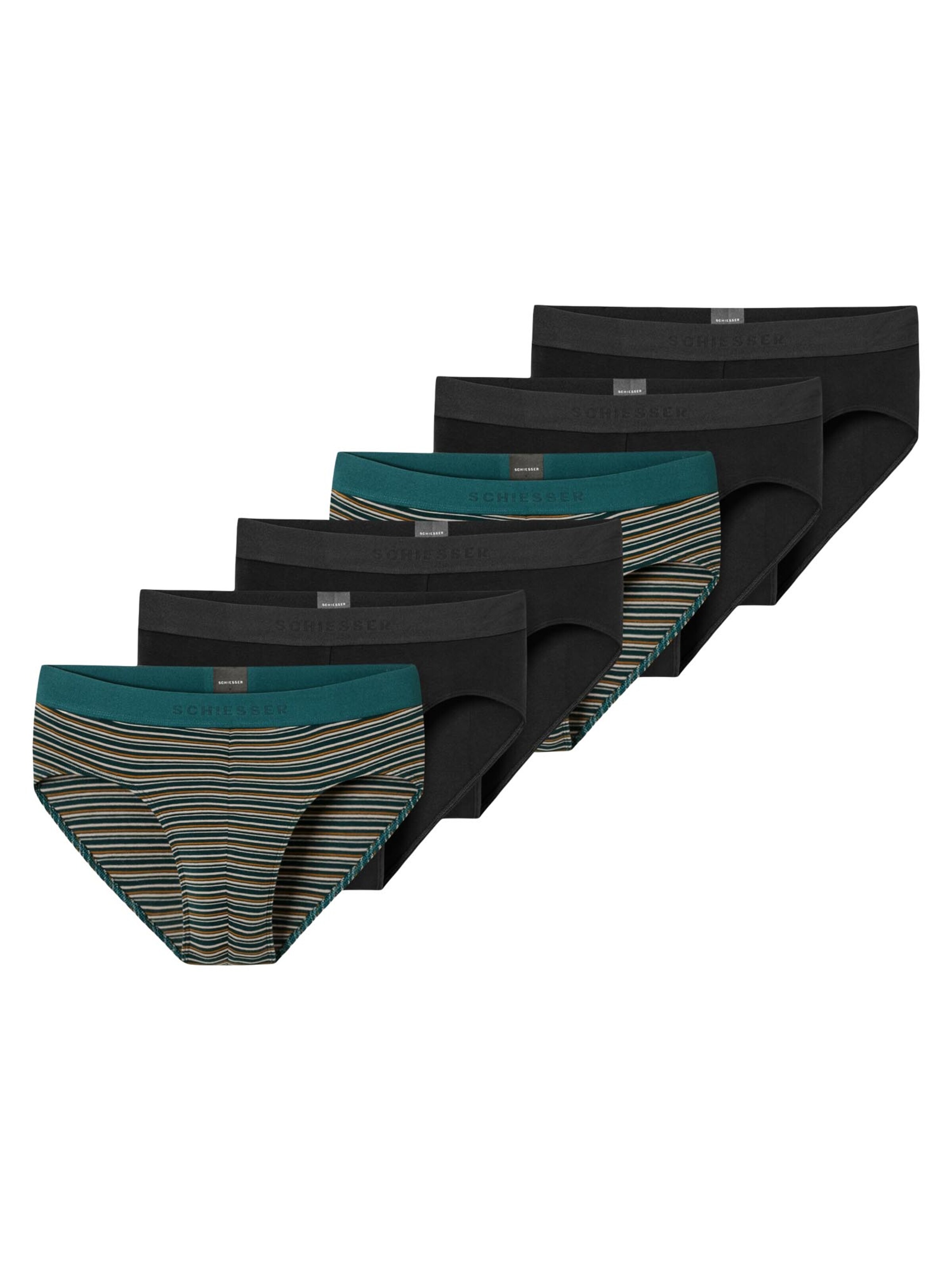 SCHIESSER Slip '95/5 Cotton' in Gemengde kleuren: voorkant