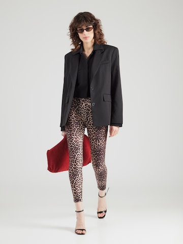 Skinny Leggings 'Le44on' de la Hailys pe maro