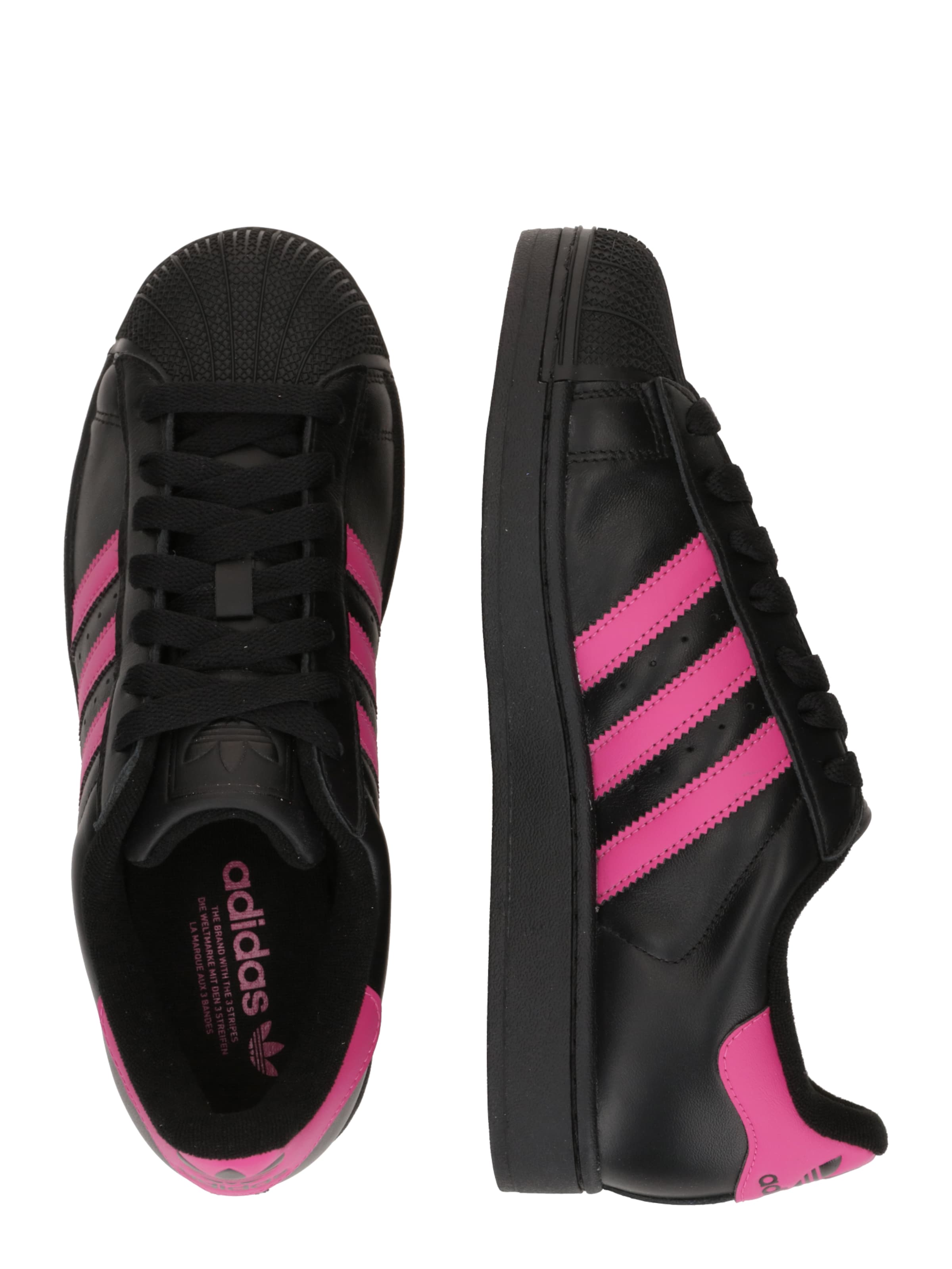 ADIDAS ORIGINALS Низкие кроссовки 'SUPERSTAR II' в Черный