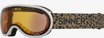 SINNER Sports Glasses 'SINNER Vorlage S' in White: front