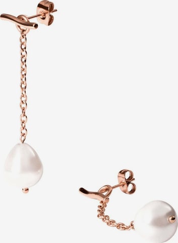 Orecchini 'Drop Pearl' di PURELEI in oro: frontale