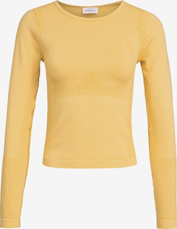 Cotton Candy Sweatshirt 'ZICKY' in Yellow: front