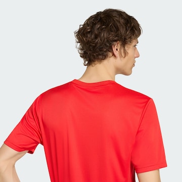 T-Shirt fonctionnel ADIDAS PERFORMANCE en rouge