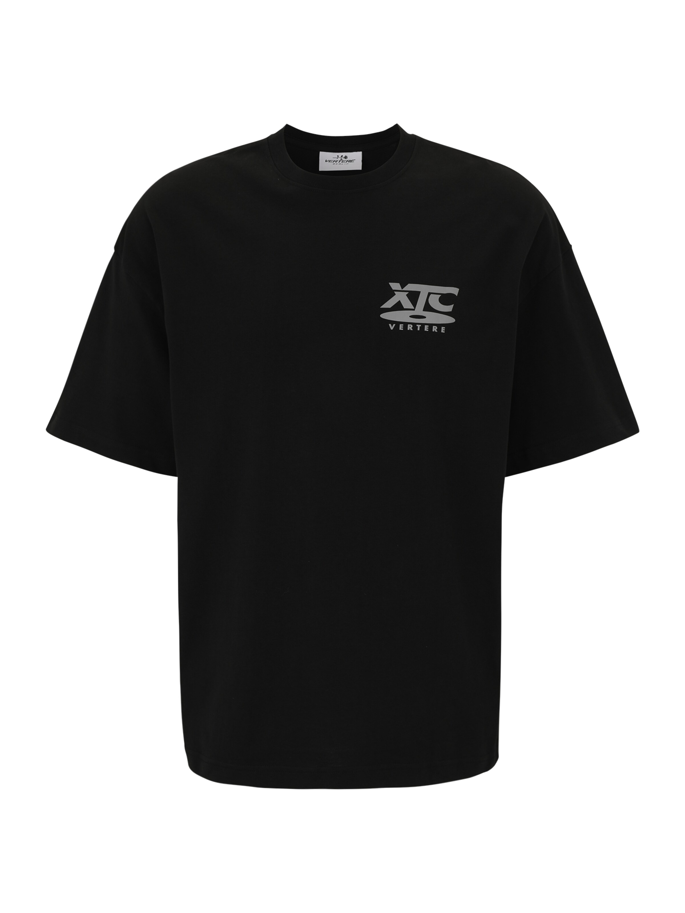 Vertere Berlin Футболка 'DISC' в Черный: спереди