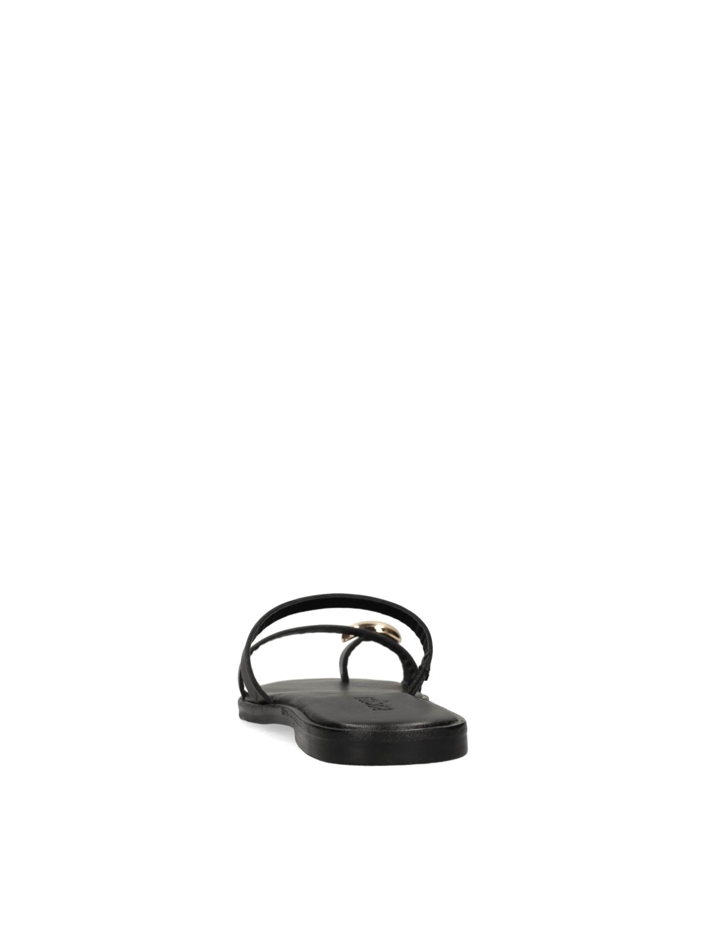 SACHA T-Bar Sandals in Black