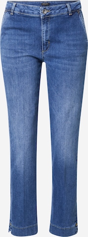 MORE & MORE Slimfit Jeans in Blauw: voorkant