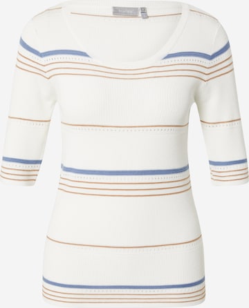 Fransa Pullover 'FEFLORA' in Beige: predná strana