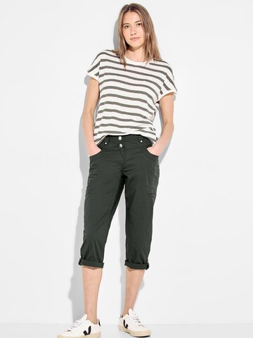 Coupe slim Pantalon 'New York' CECIL en vert