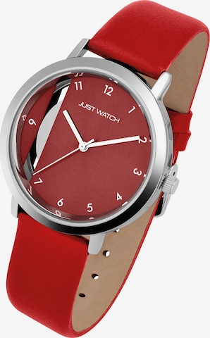 Just Watch Analog Watch 'Mila, Datumsanzeige' in Red: front