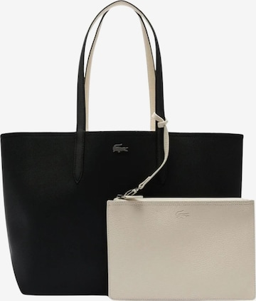 LACOSTE - Shopper 'Anna' en negro: frente