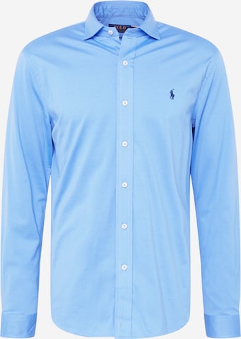 Polo Ralph Lauren Regular fit Zakelijk overhemd in Blauw: voorkant