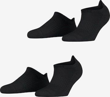 ESPRIT Füßlinge 'Active Basic 2-Pack' in Schwarz: Vorderseite