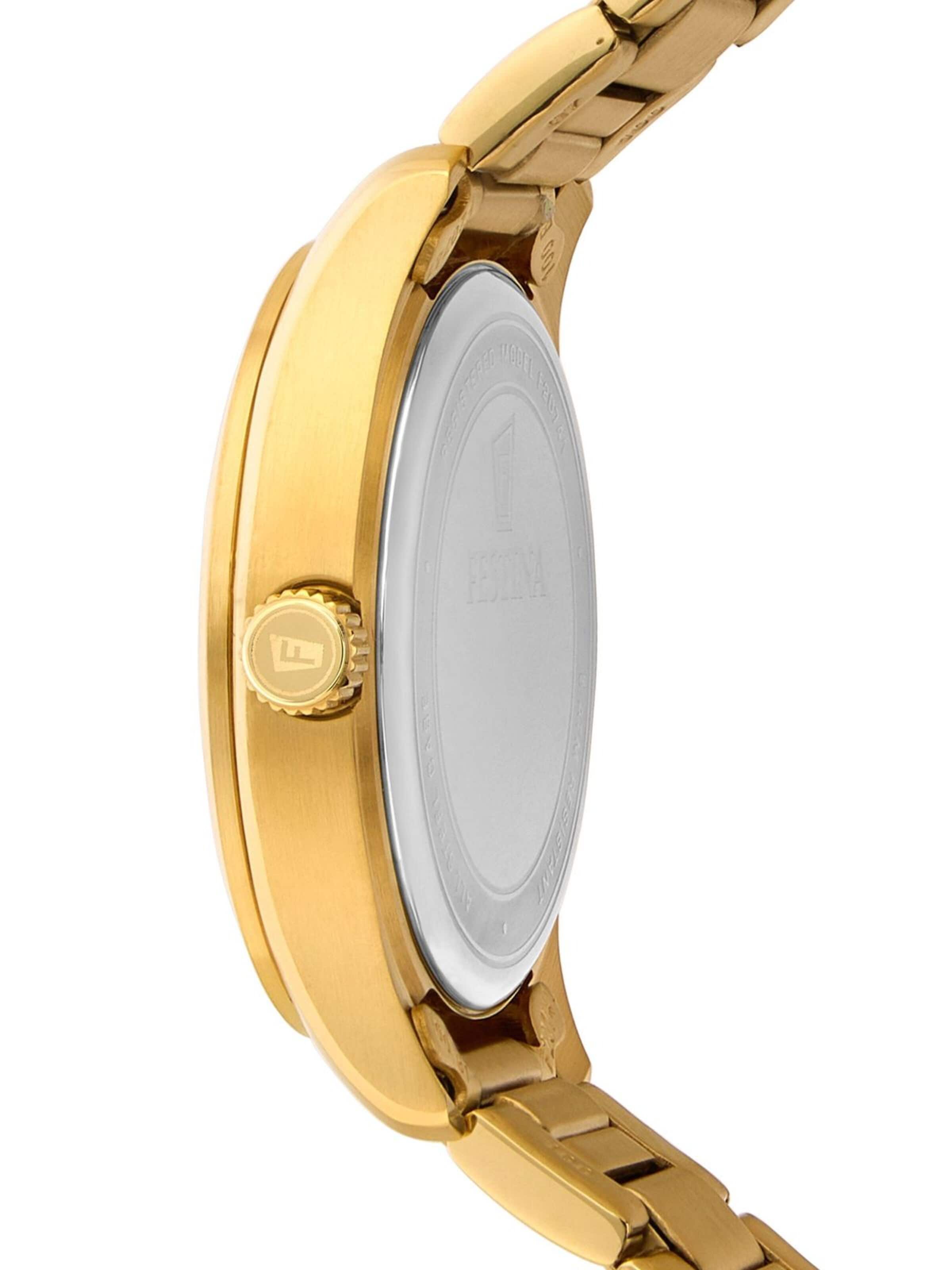 FESTINA Analoog horloge 'Watch Acero Clasico' in Beige