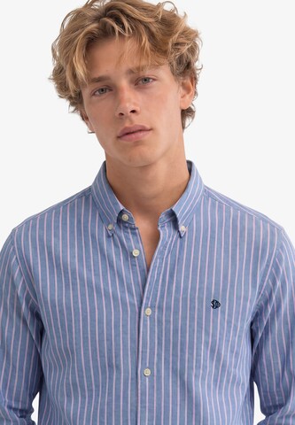 Superdry & Co Regular fit Button Up Shirt in Blue