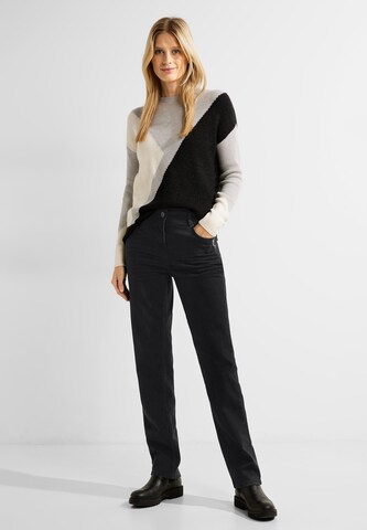 CECIL Slimfit Jeans in Schwarz