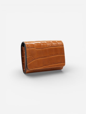 Cheval Firenze Wallet 'COSMO MINI CROC' in Beige