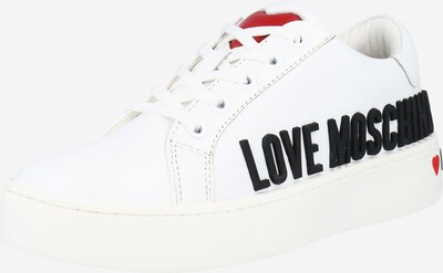 Love Moschino Zapatillas deportivas bajas en rojo / negro / blanco, Vista del producto