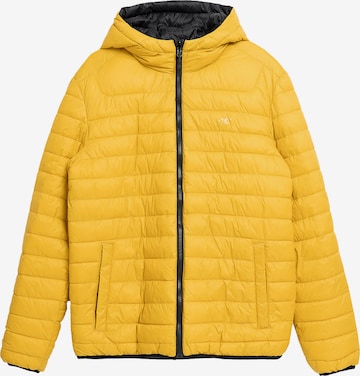 4F Зимняя куртка в Желтый: спереди