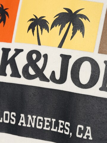 JACK & JONES Sweatshirt 'Malibu' in Beige