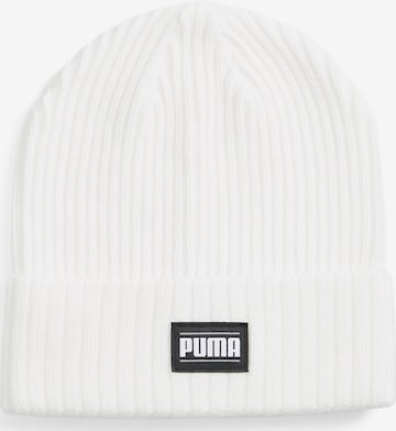 PUMA Beanie in White: front