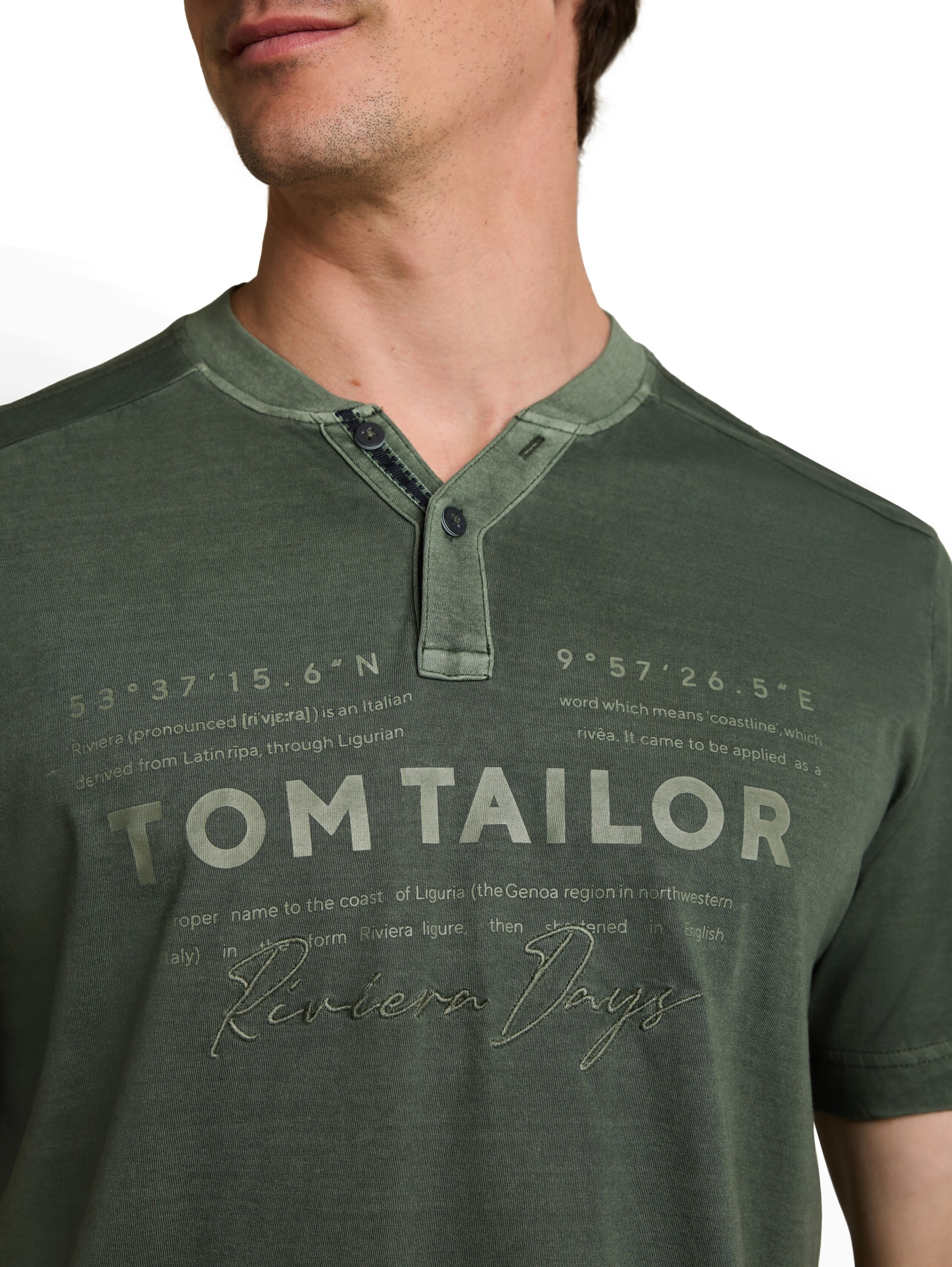 TOM TAILOR Shirt in Green