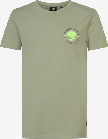 T-Shirt 'Glassy' Petrol Industries en vert : devant