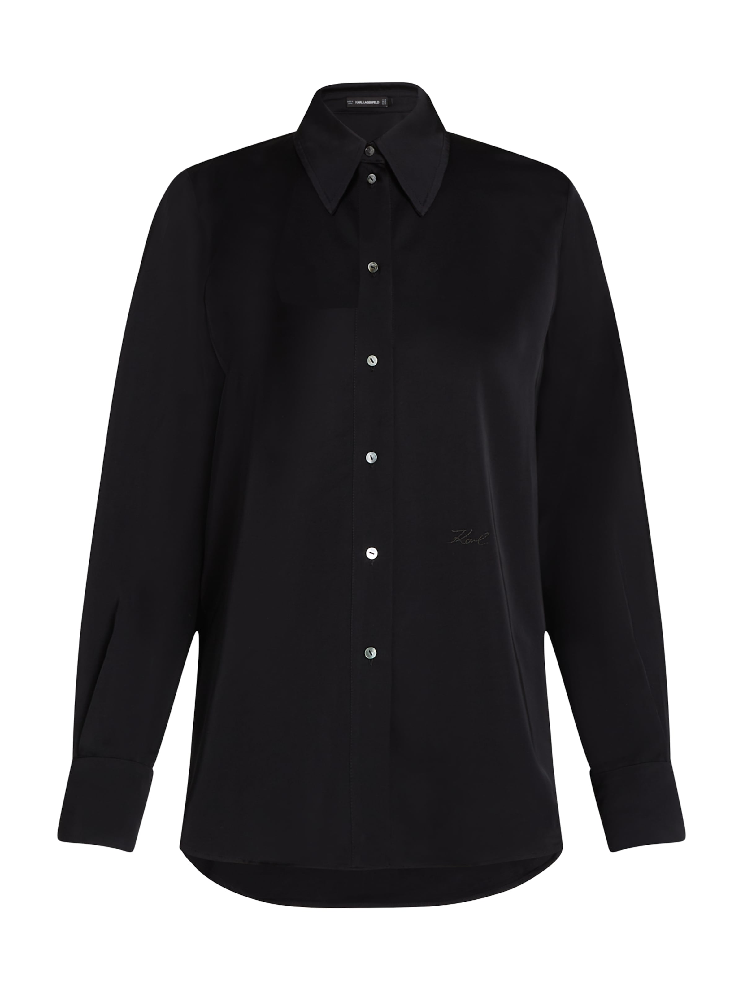 Karl Lagerfeld Bluzka w kolorze czarny: przód