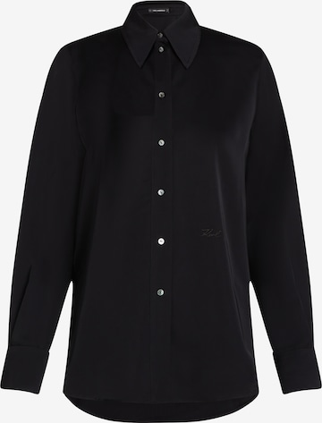 juoda Karl Lagerfeld Palaidinė: priekis