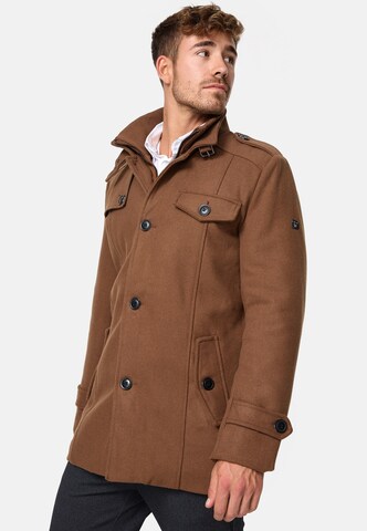 INDICODE JEANS Between-Seasons Coat 'Brandon' in Beige