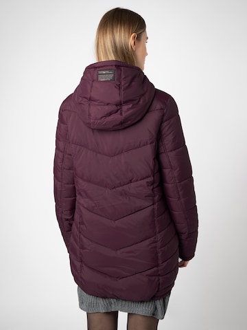 Sublevel Wintermantel in Rood