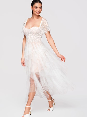 Ombre Evening dress in White