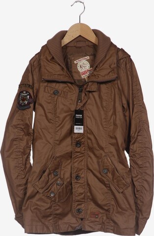 khujo Jacket & Coat in M in Brown: front