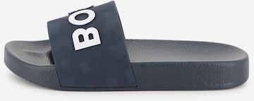 Chaussures ouvertes BOSS en bleu : devant