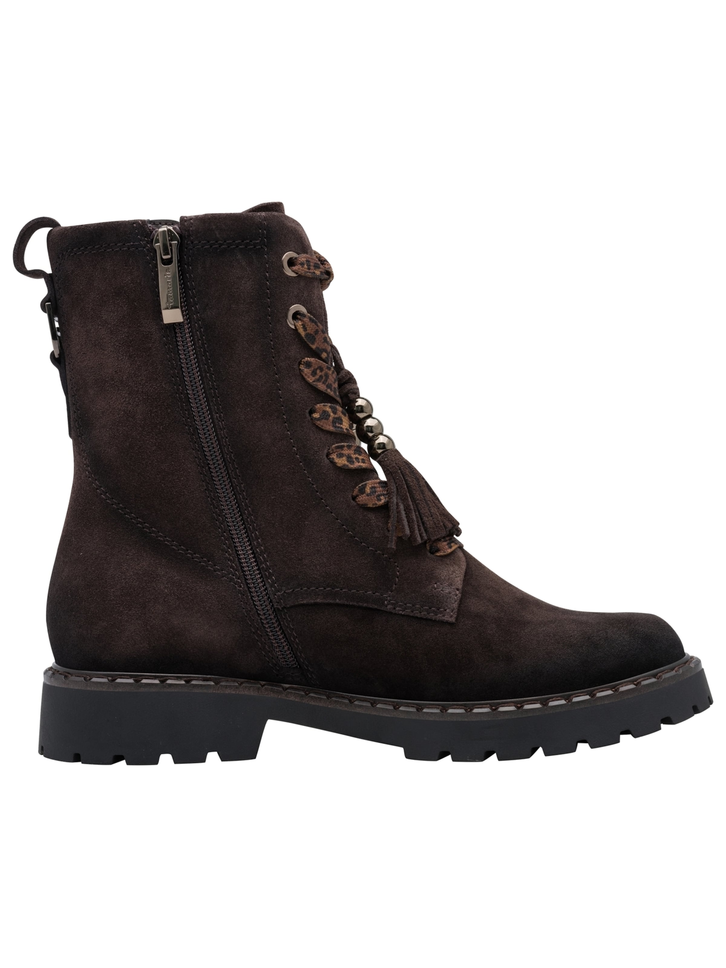 Tamaris Schnürstiefel in Schwarz