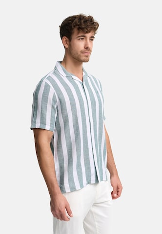 INDICODE JEANS Regular fit Overhemd 'Bravida' in Groen