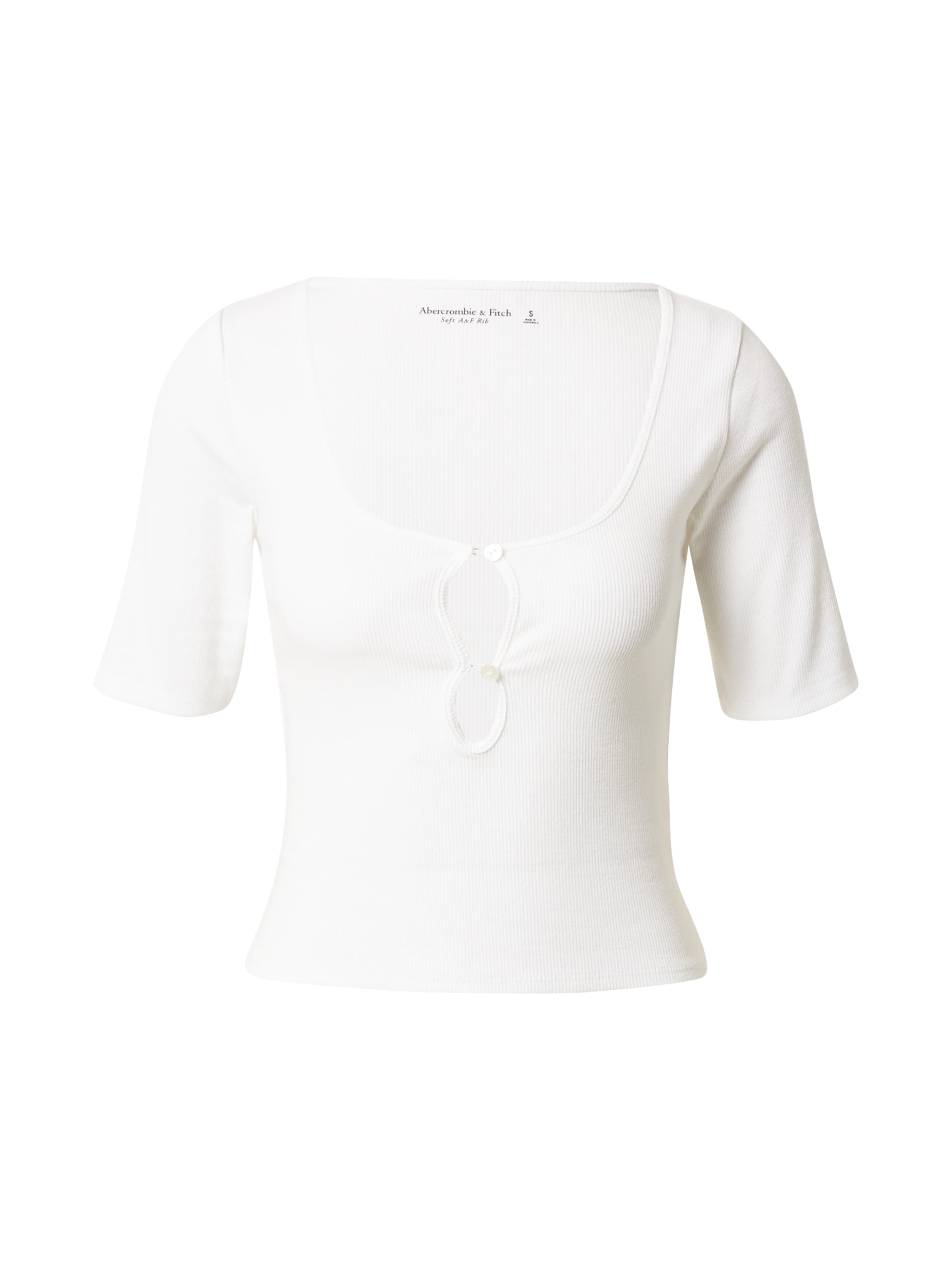 Abercrombie & Fitch Shirt in White: front