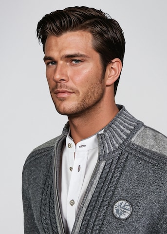 SPIETH & WENSKY Gebreid vest 'Erato' in Grijs