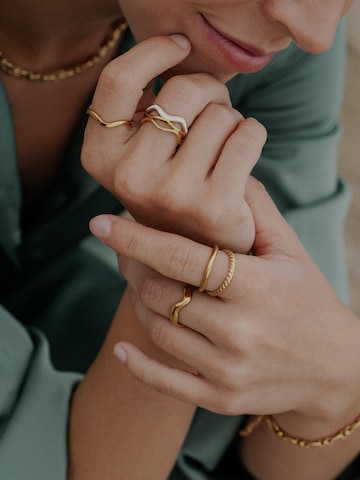 Akitsune Ring 'Radiance Ring Gold' in Gold