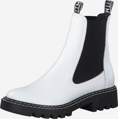 TAMARIS Chelsea boots in de kleur Zwart / Wit, Productweergave
