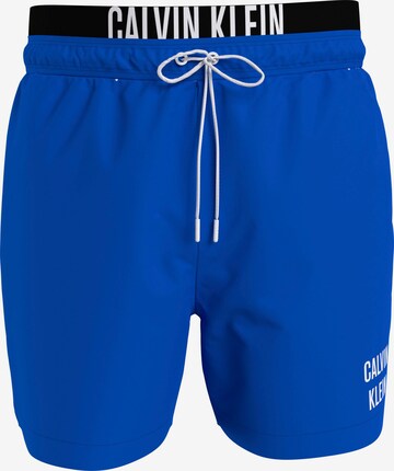 Shorts de bain Calvin Klein Swimwear en bleu : devant