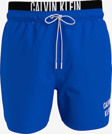 Calvin Klein Swimwear Board Shorts in Blue: front