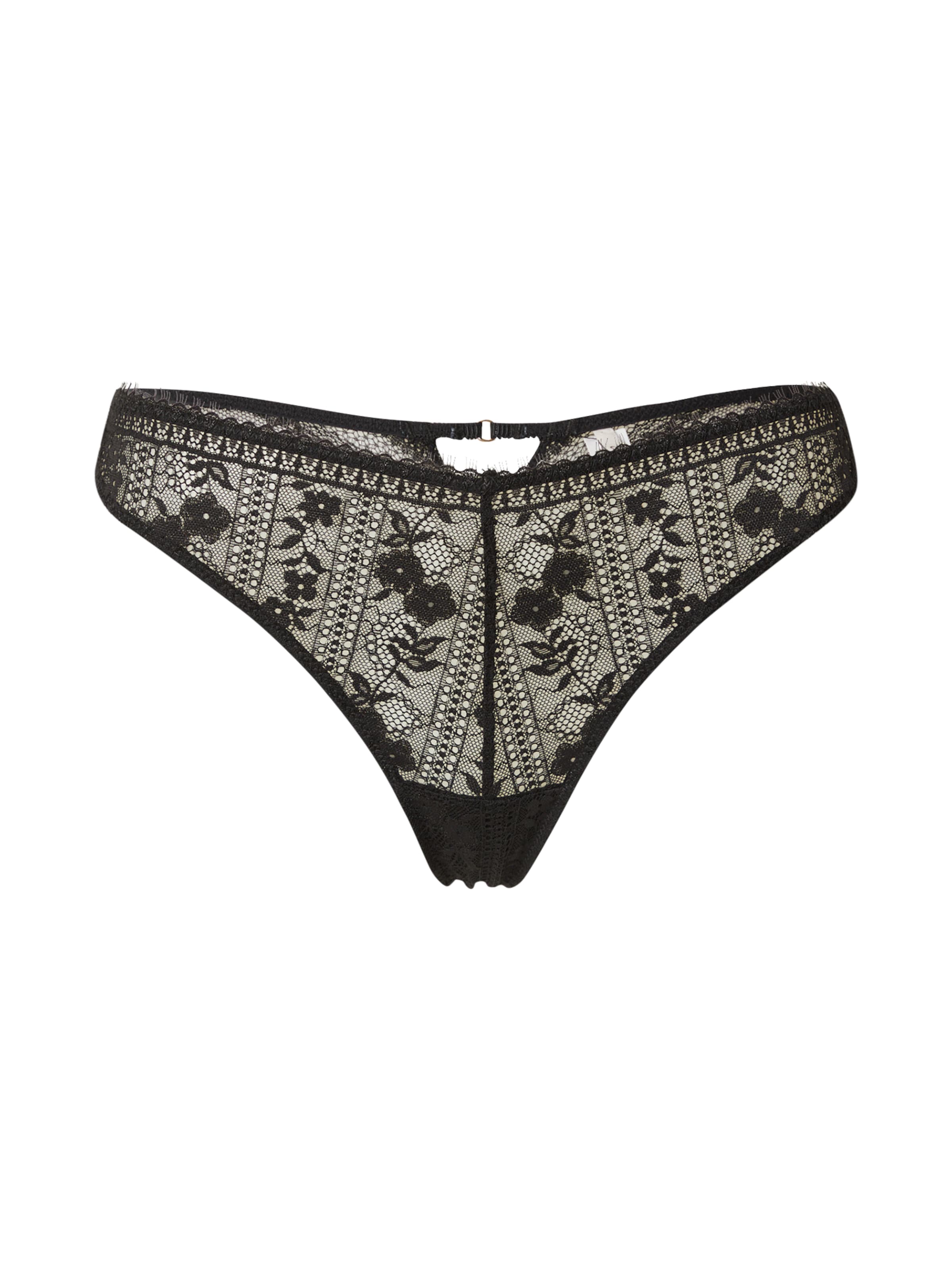 ETAM String bugyik 'Aura' - fekete: elől