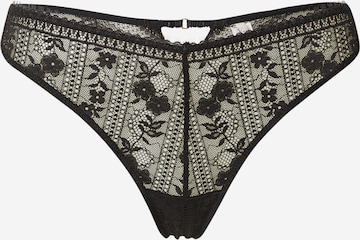 ETAM Stringit 'AURA' värissä musta: etupuoli