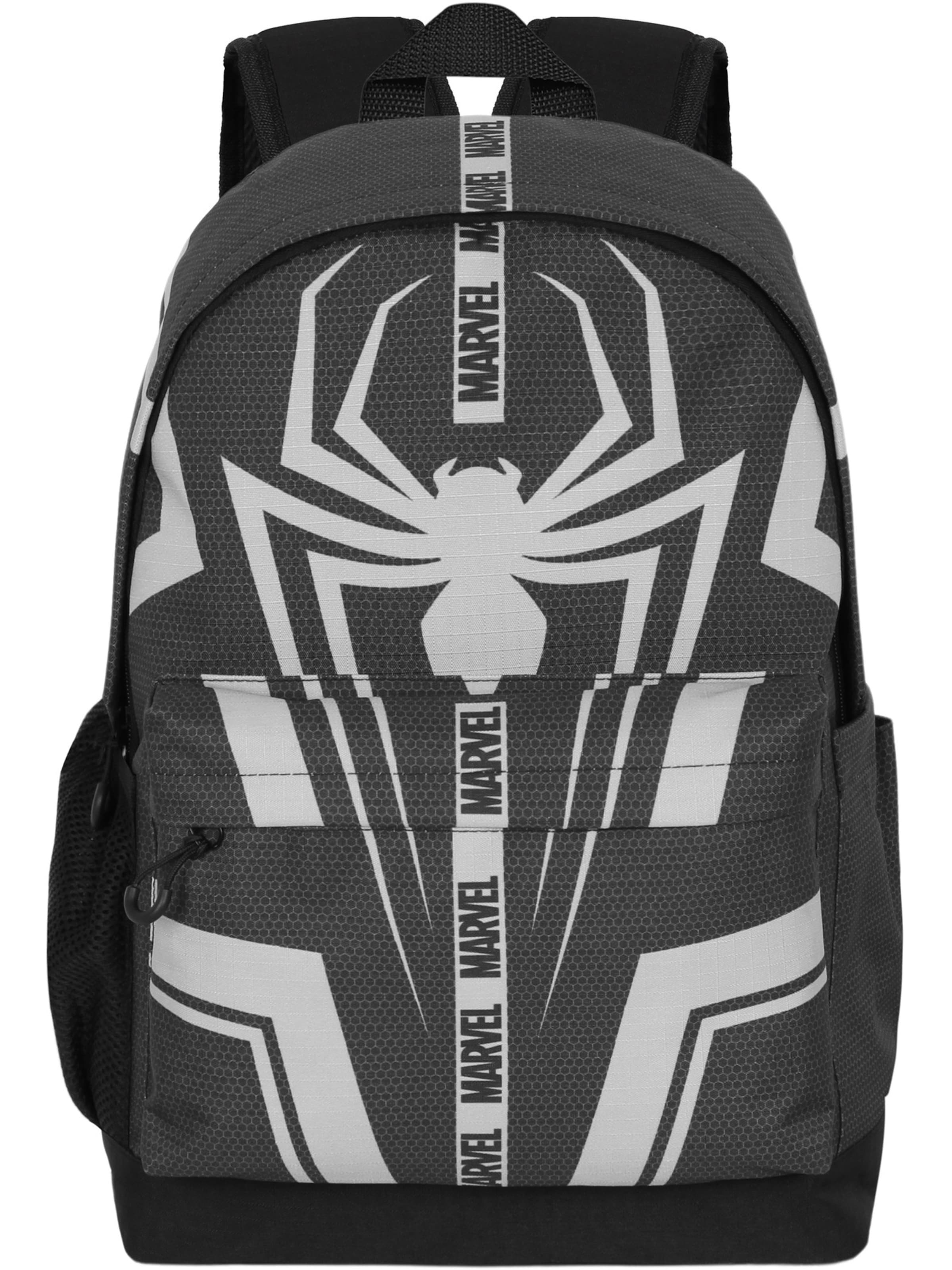 marvel Backpack 'Spiderman Town-Plus HS' in Black: front