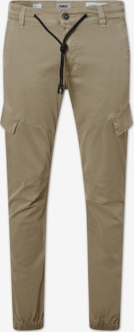 PIONEER Tapered Cargo Pants in Green: front