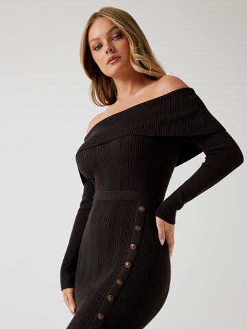 GUESS Knitted dress in Brown